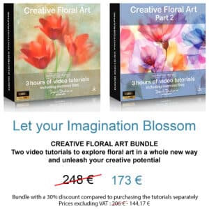 Creative floral art bundle