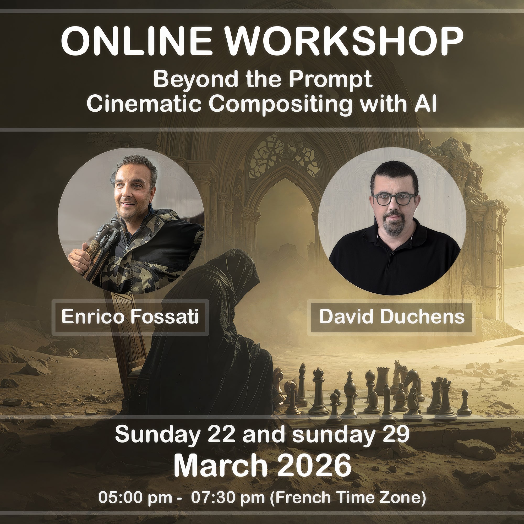 Online workshop – Beyond the Prompt – Cinematic Compositing with AI
